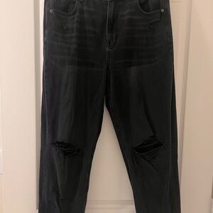 American Eagle Outfitters Black Distressed Men's Jeans